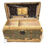 Antique doll trunk