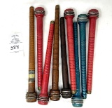 Vintage wooden yarn spools, no yarn