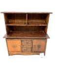 Antique doll hutch
