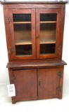 Antique doll hutch