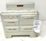 Antique tin doll stove