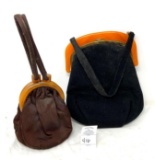 Two vintage purses