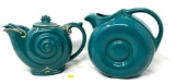 Vintage Hall green pitcher and tea pot