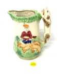 Antique made in Japan hand-painted pitcher