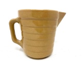 Vintage brown stoneware pitcher
