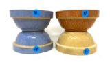 Four ovenware crock bowls