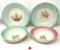 Four antique decorated bowls - 2 lg Homer Laughlin