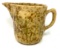 Antique sponge crock pitcher