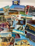 New vintage postcards (65) and USA $.13 stamps