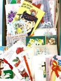 Vintage greeting cards both new and signed