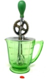 Green depression measuring cup beater jar