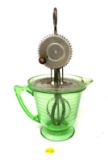 Green depression measuring cup beater jar