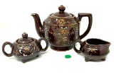 Vintage tea pot, sugar, creamer ? Japan