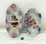 Two decorated relish dishes ? Germany