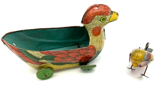 Antique tin toys ? one wind up