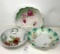 3 - Antique decorated bowls