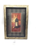 Wine bottle framed picture James Wiens Canada
