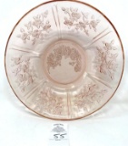 Vintage Sharon, Cabbage Rose, Federal glass, pink depression bowl