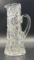 Antique American brilliant cut glass champagne pitcher