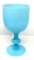 Antique Portieux Vallerysthal French Opaline goblets, set of 11