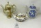 Antique hand painted tea pots, Japan, England, Bavaria