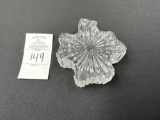 Galway Irish crystal paperweight