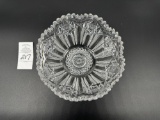 Antique American brilliant Egginton - signed cut glass bowl