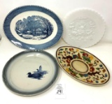 Antique plates, Japan, England