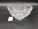 Vintage cut glass bowl
