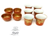 Sake cups and bowls