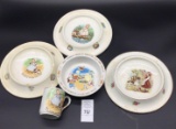 Antique baby dishes