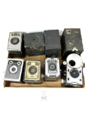 Assorted vintage cameras, Sparta?s, Ansco, Empire
