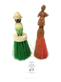 Vintage black americana and Gretel whisk brushes
