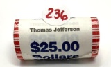 Roll of Thomas Jefferson Dollars