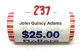 Roll of John Quincy Adams Dollars
