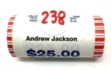 Roll of Andrew Jackson Dollars
