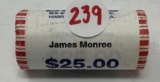Roll of James Monroe Dollars