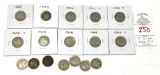 Indian Head Nickels (17) - Mixed Dates