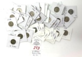 Jefferson Nickels (37) - Mixed Dates 40?s to 50?s