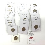 Jefferson Nickels (29) - Mixed Dates 60?s