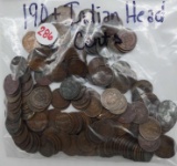 Indian Head Pennies (190) -Mixed Date
