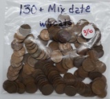 Wheat Pennies (130+) Mixed Date