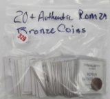 Authentic Roman Bronze Coins (20+)