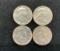 4 - 1952 Franklin Half Dollars