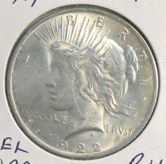 1922 Peace Silver Dollar