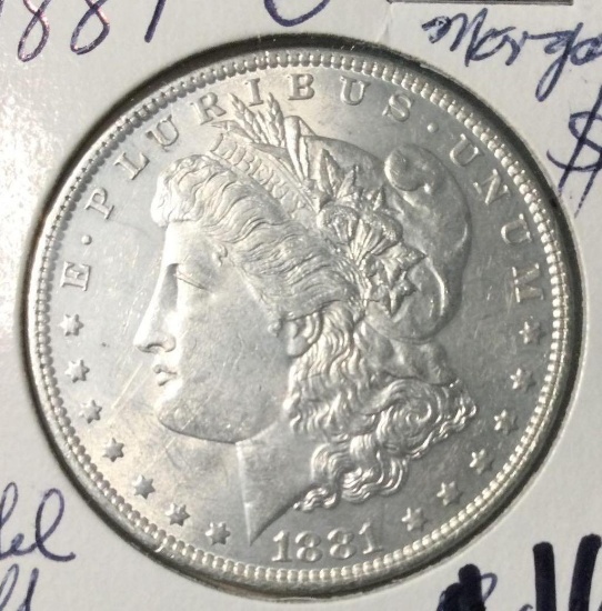 1881-O Morgan Silver Dollar