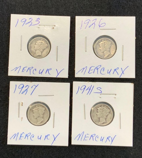 4 - Mercury Dimes