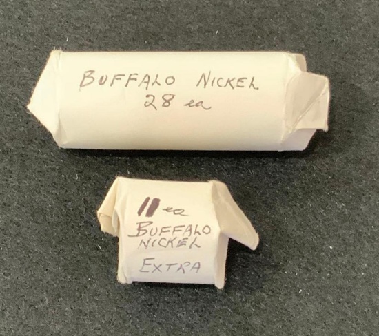 39 - Buffalo Nickels In Rolls