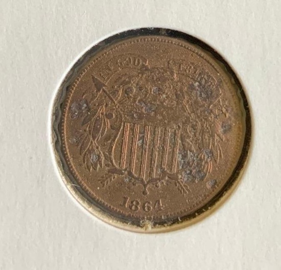1864 Two Cent Piece