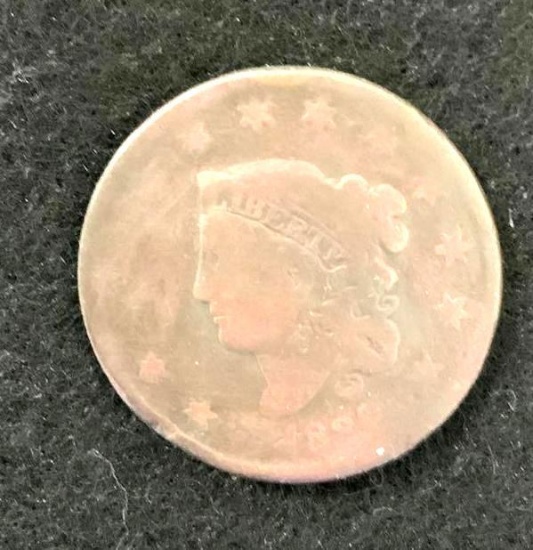 1832 Coronet Cent